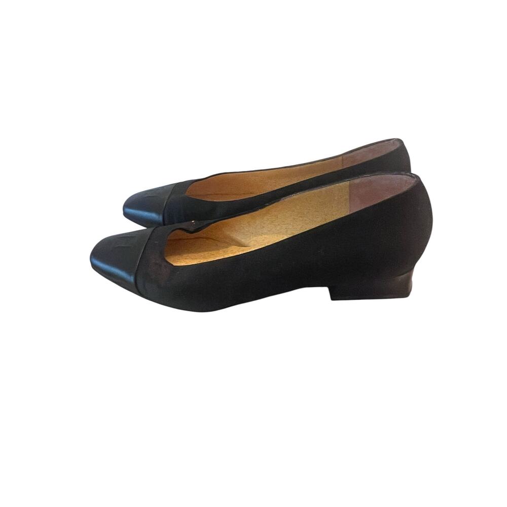 RARE VTG Fendi Women’s 8 Zucca kitten heel luxe preppy old money pump - Picture 3 of 5